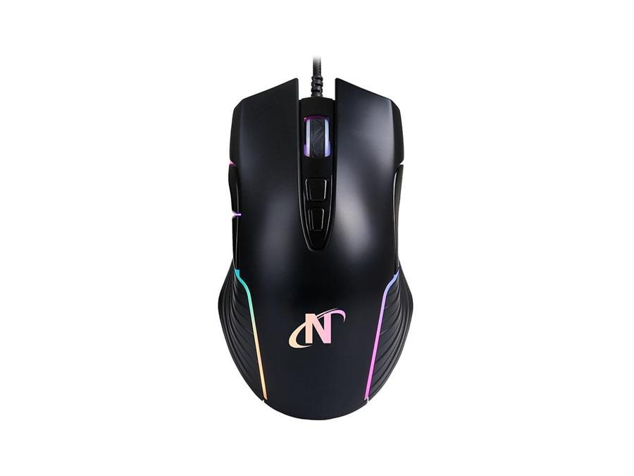 Mouse Gamer Nisuta NS MOGZ6 Programable 7d Led Rgb 7200 Dpi