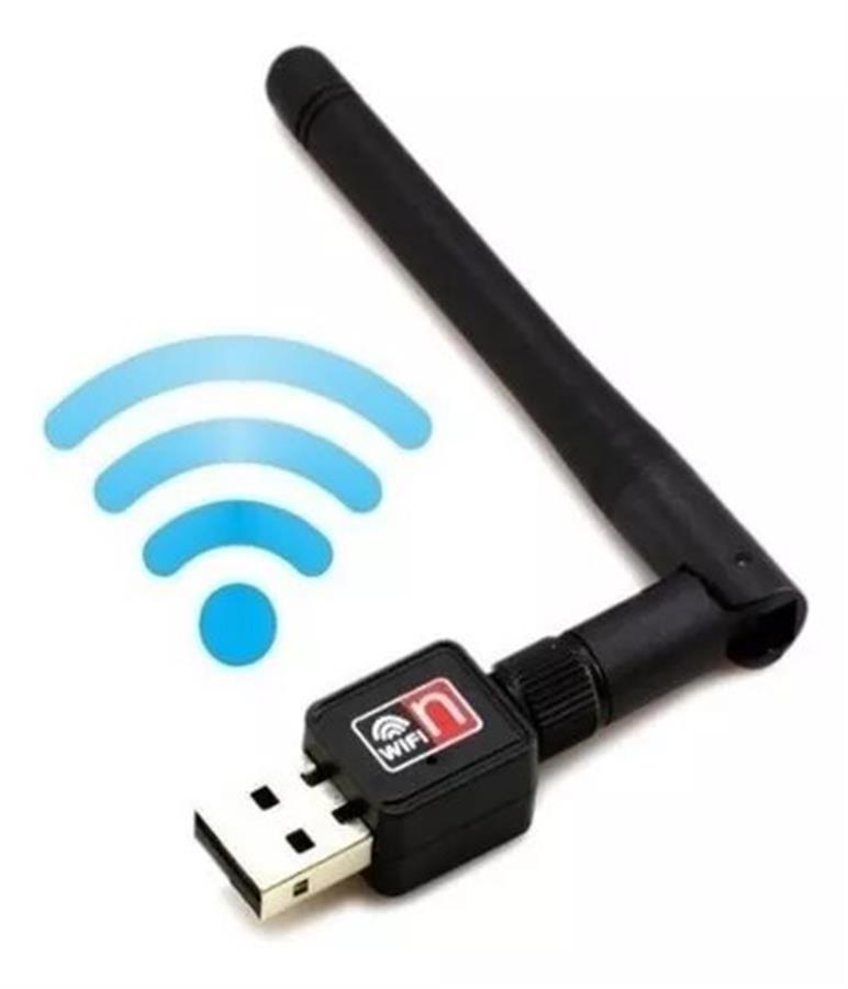 Adaptador USB 2.0 Wi-Fi 802.11n Con Antena Wireless 1200mbps
