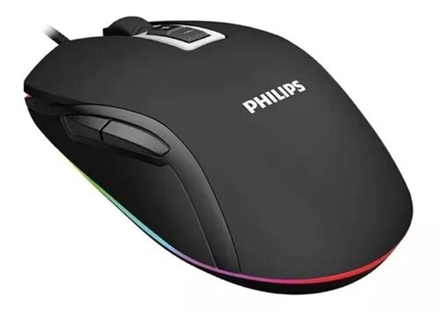 Mouse Gamer Philips G212 Optical 6400 DPI RGB