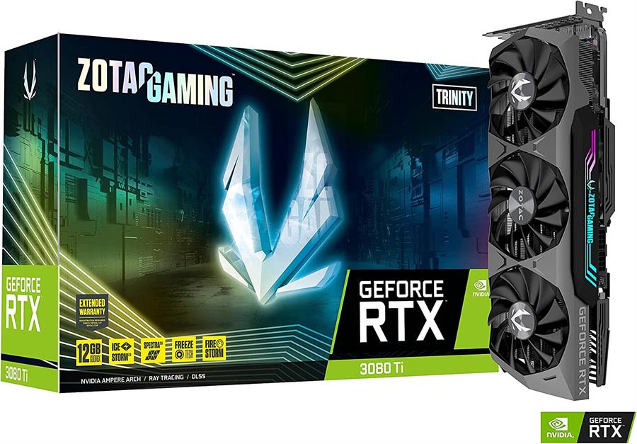 Placa de video RTX 3080 Ti Zotac Trinity OC 12 GB (Fullbox) - OUTLET