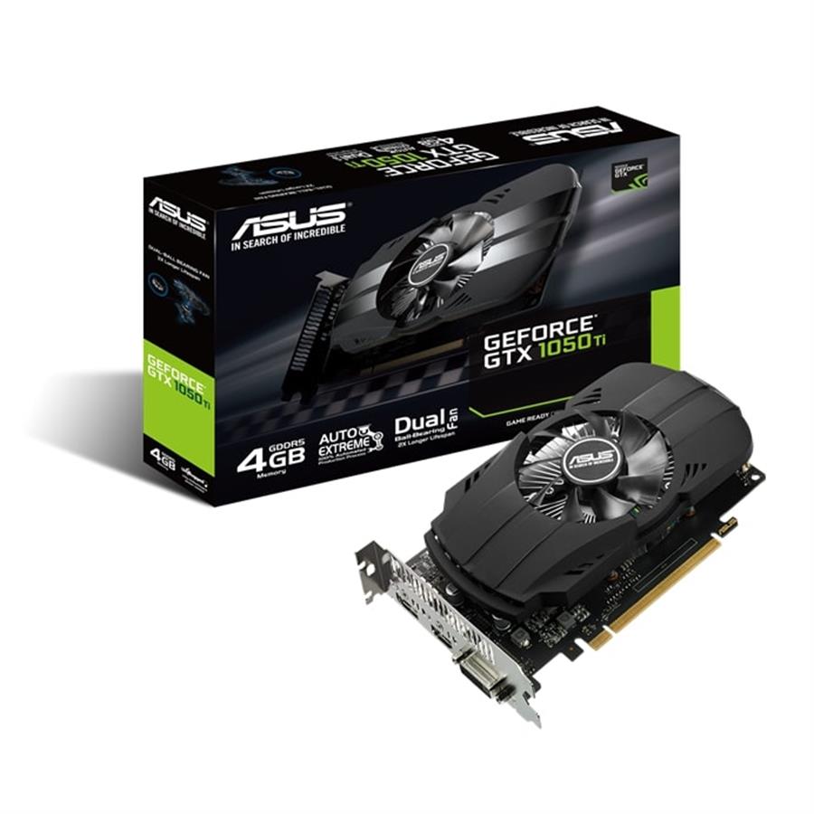 Placa de video GTX 1050Ti Asus 4 GB Auto Extreme (Fullbox) - Usada