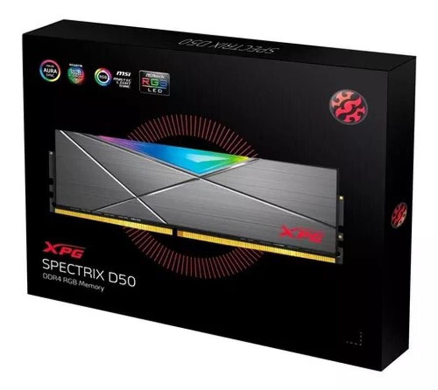 Memoria RAM 16 GB XPG D50 Spectrix RGB 3600 MHZ - Grey