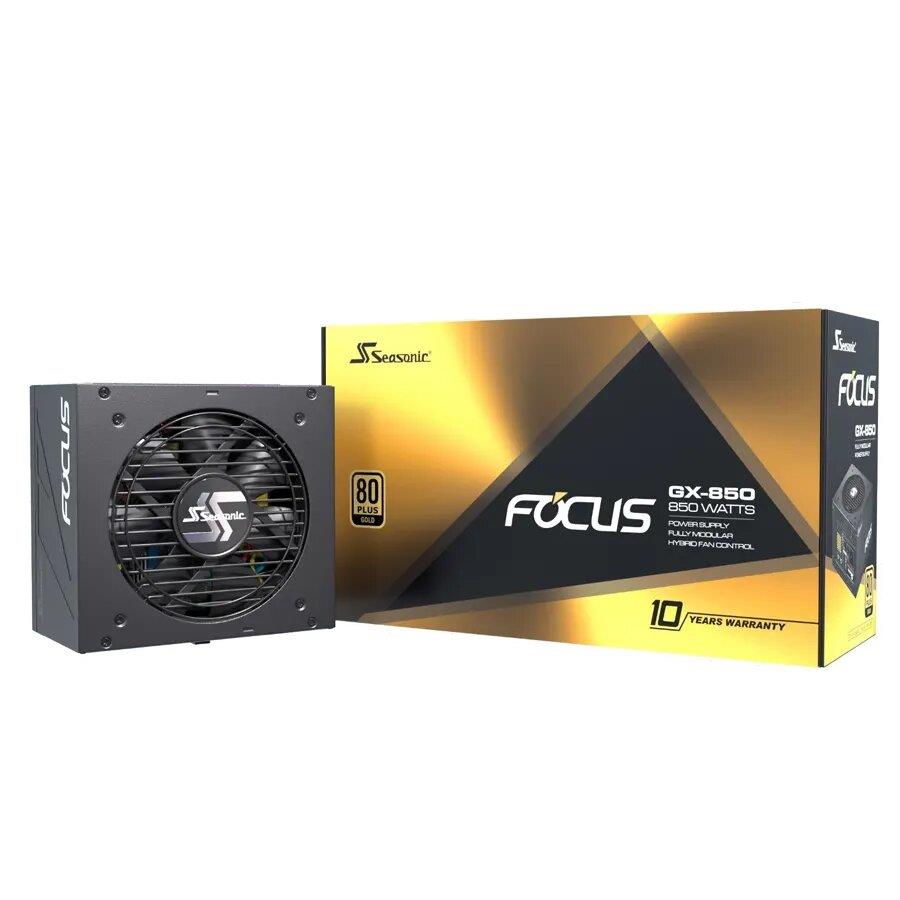 Fuente Seasonic GX-850 Focus - 80 Plus GOLD (OUTLET)