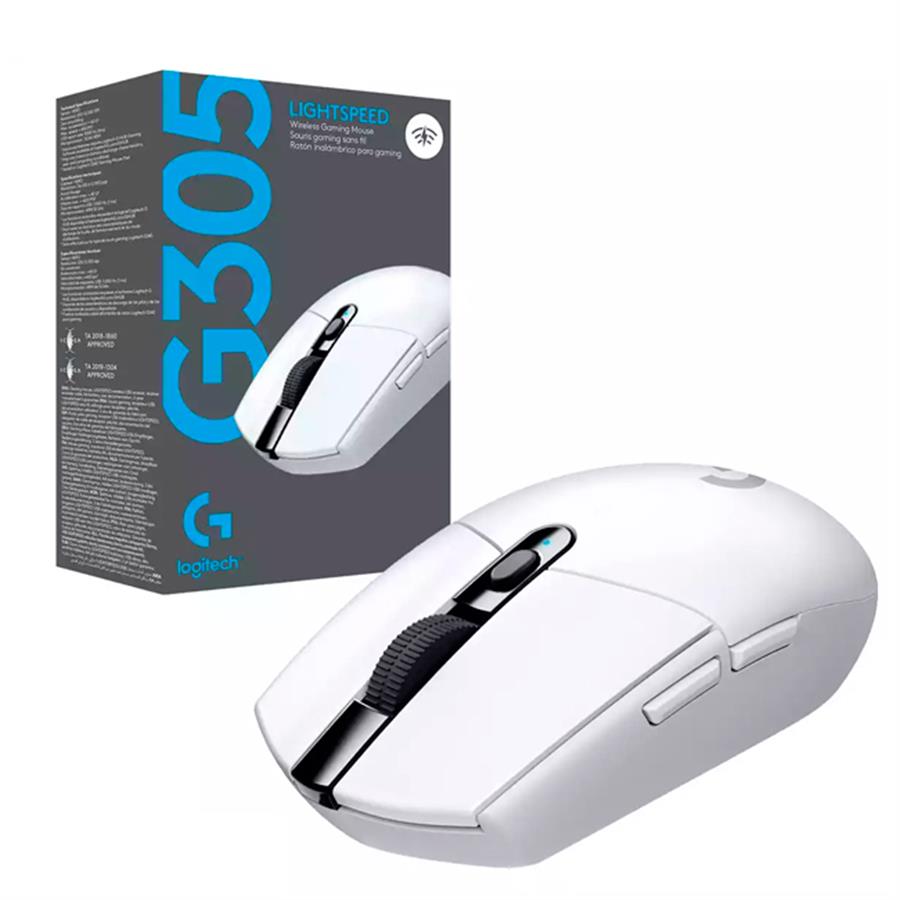 Mouse Logitech G305 White Lightspeed - Inalámbrico