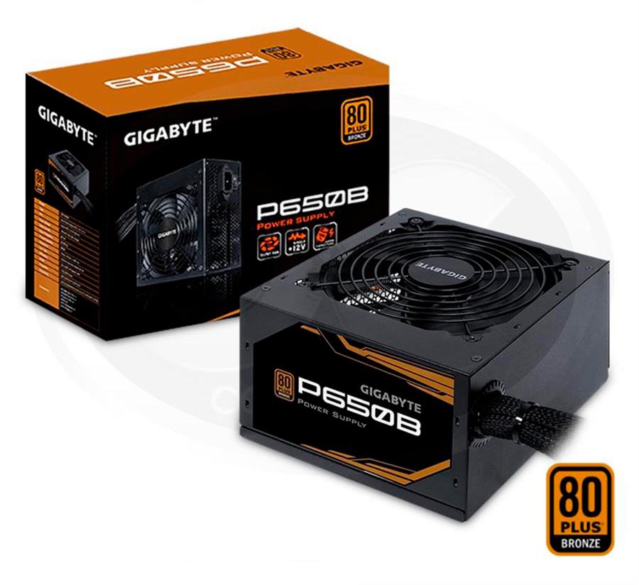 Fuente Gigabyte 650W P650B 80 Plus Bronze (Fullbox) - OUTLET