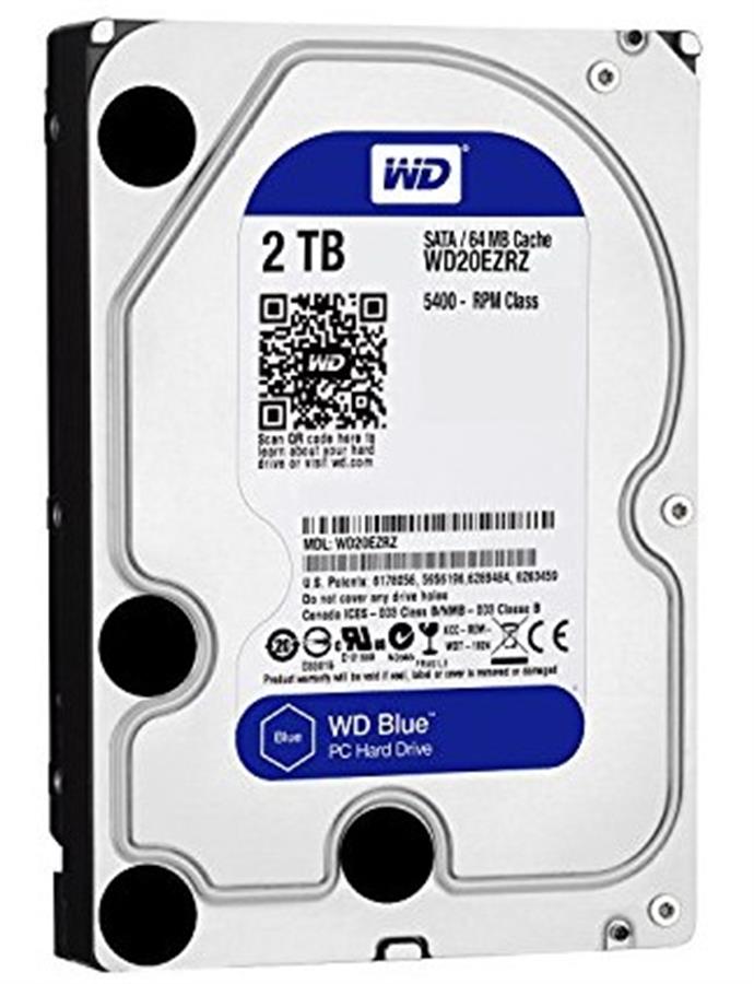 Disco Rígido WD Blue 2 TB - 64 MB 3.5" Blue SATA