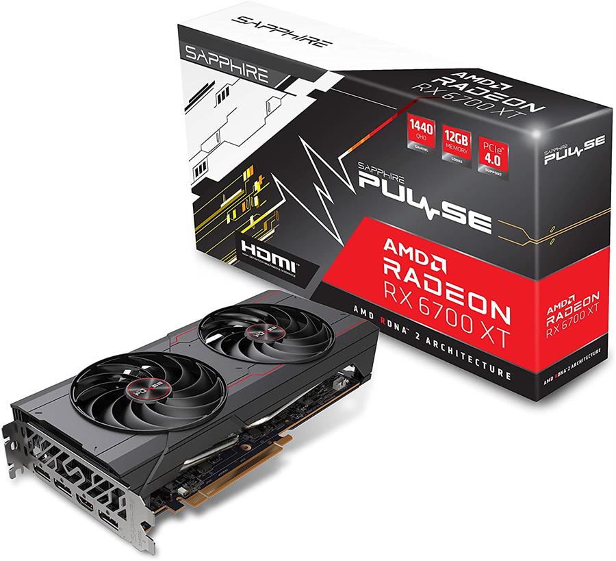 Placa de video RX 6700 XT Sapphire Pulse 12 GB - OUTLET