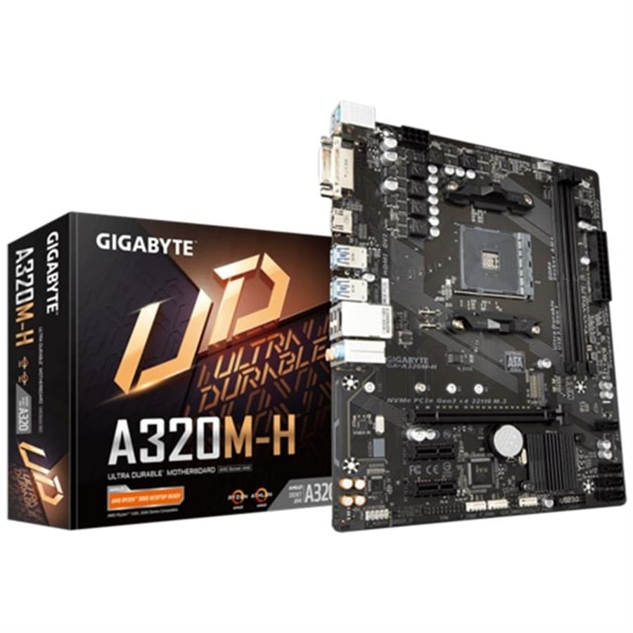 Gigabyte a320m h подключение