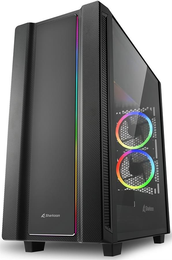 Gabinete Sharkoon REV220 Black - C/ 5 COOLERS