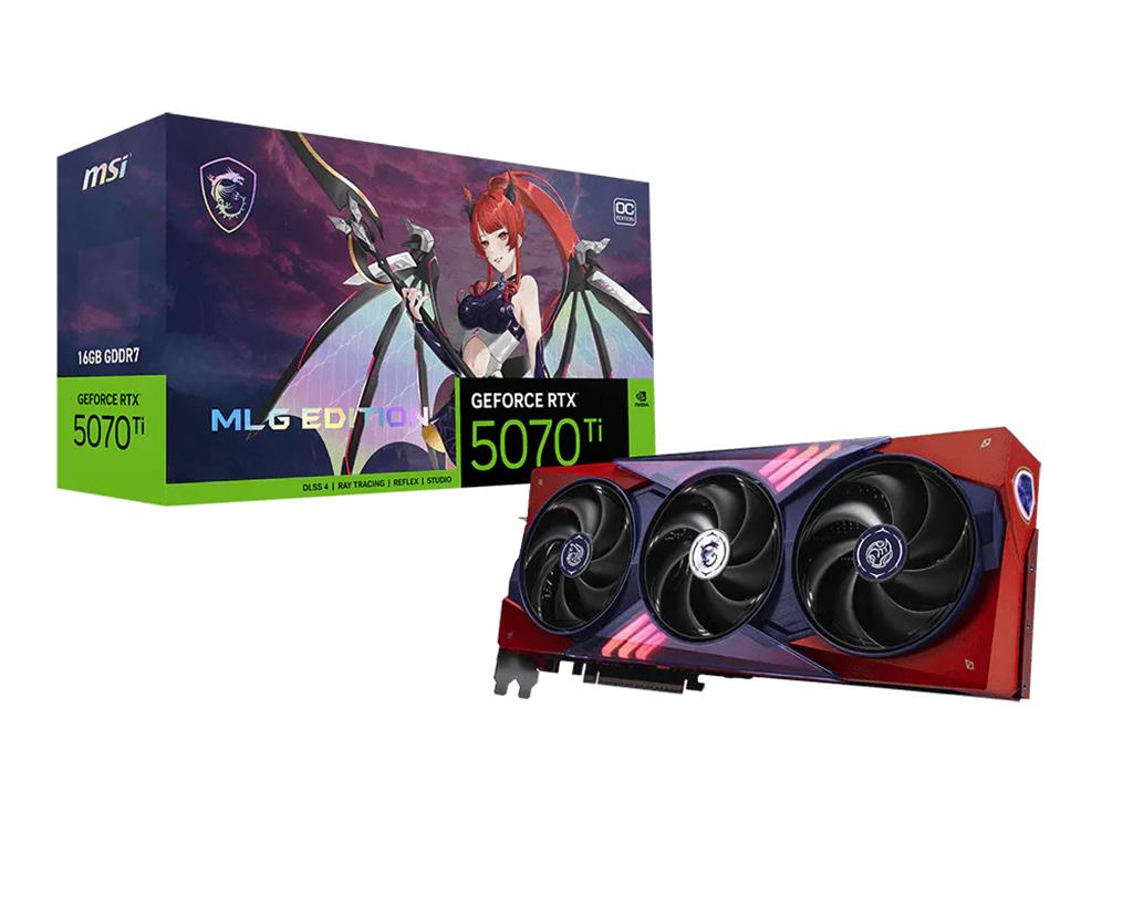 Placa de video RTX 5070 Ti MSI 16G MLG EDITION OC