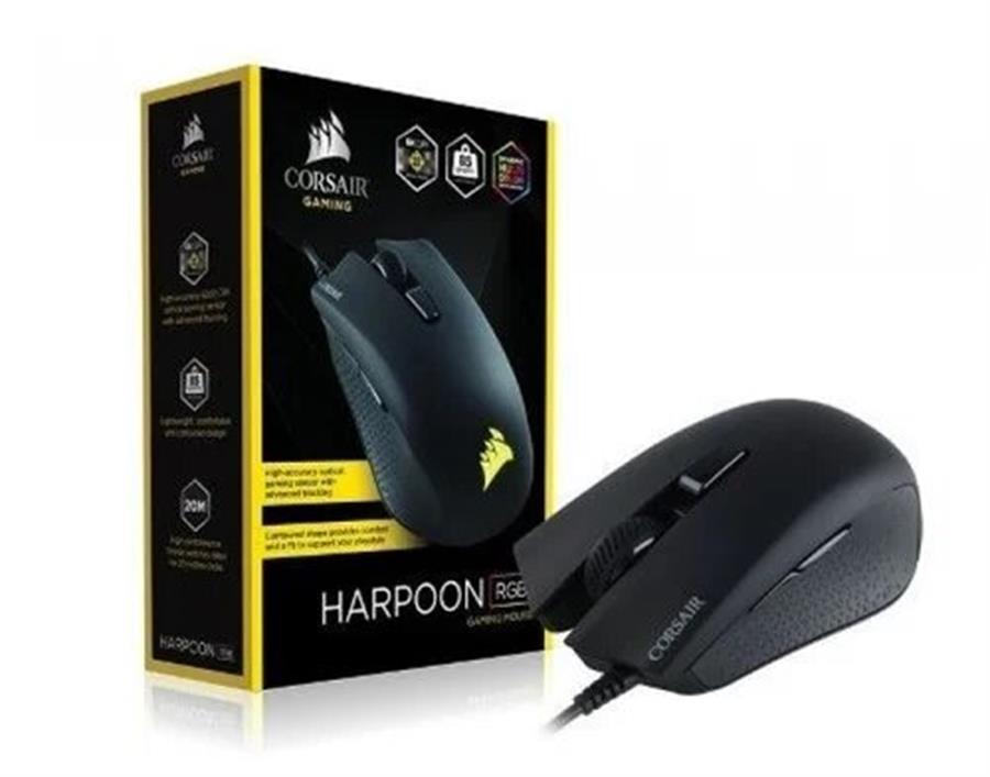 Mouse Gamer Corsair Sabre RGB - 10K DPI, USB