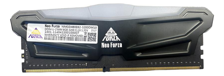 MEMORIA RAM 8 GB NEO FORZA 3200 MHZ RGB DDR4