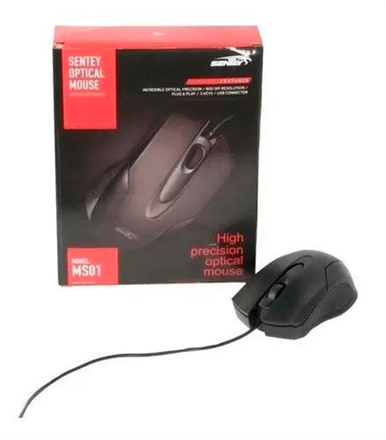 Mouse Sentey MS-01 Optico 800 DPI