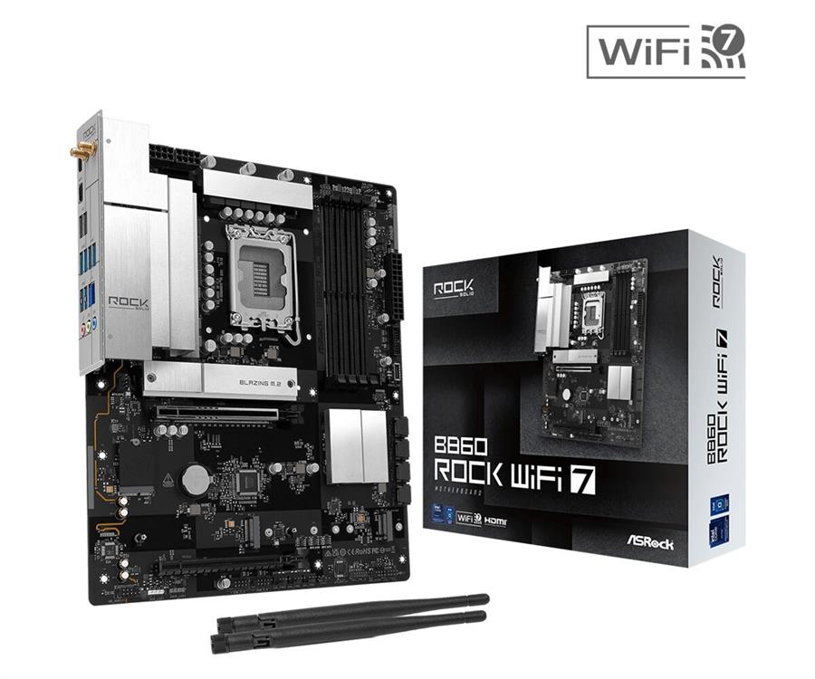 Motherboard XB860 Asrock Rock WIFI 7 DDR5 - LGA1851