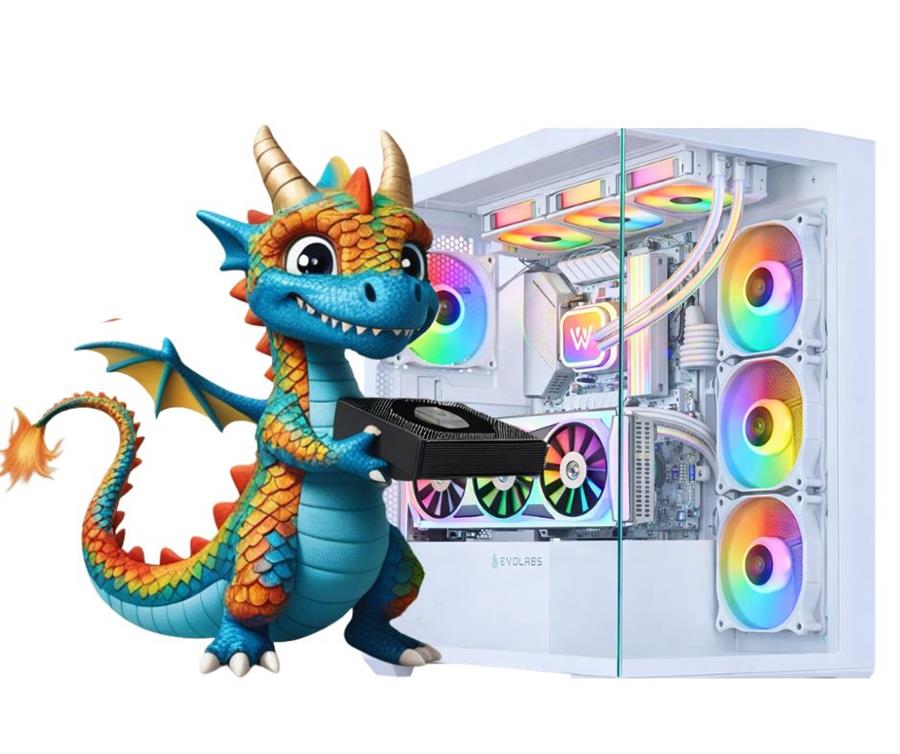 PC GAMER RTX 5060, RYZEN 9600, 16 GB DDR5, SSD 480 GB, FUENTE 650W