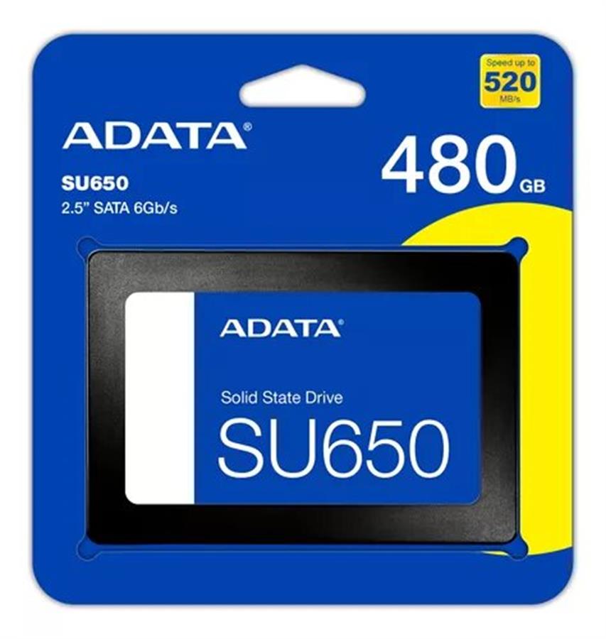 Disco Sólido SSD 480 GB ADATA SU650 . 2.5" SATA III