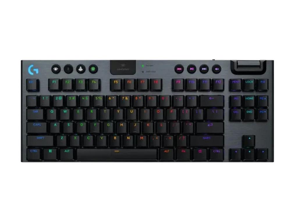 TECLADO LOGITECH G915 X TKL BLACK MECH RGB WI-FI