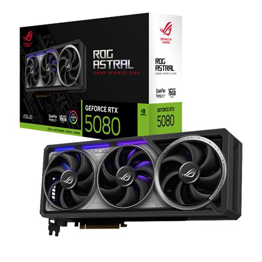 PLACA DE VIDEO RTX 5080 ASUS ROG ASTRAL OC 16GB GDDR7
