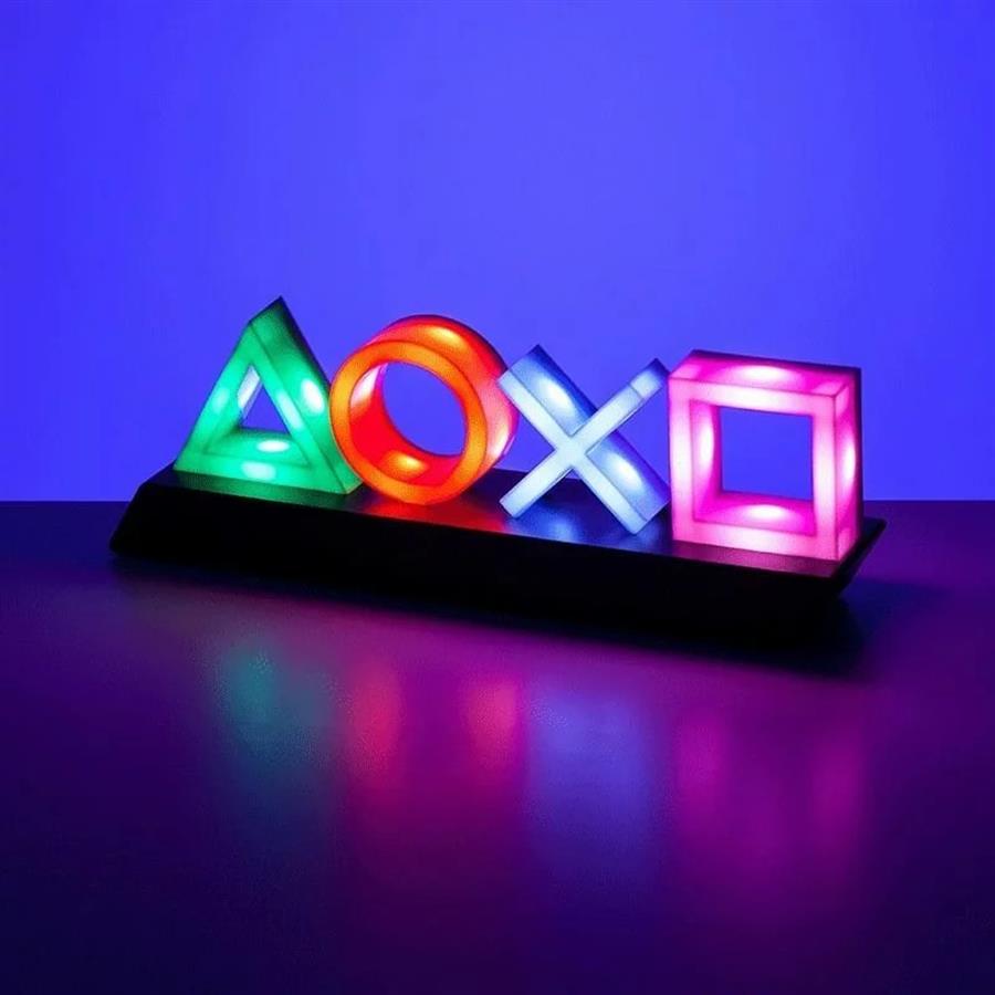 Lampara Cartel Playstation Icons Light V2 Luminoso