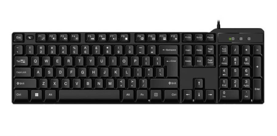 Teclado GMX KB-1000 BLACK USB - Membrana