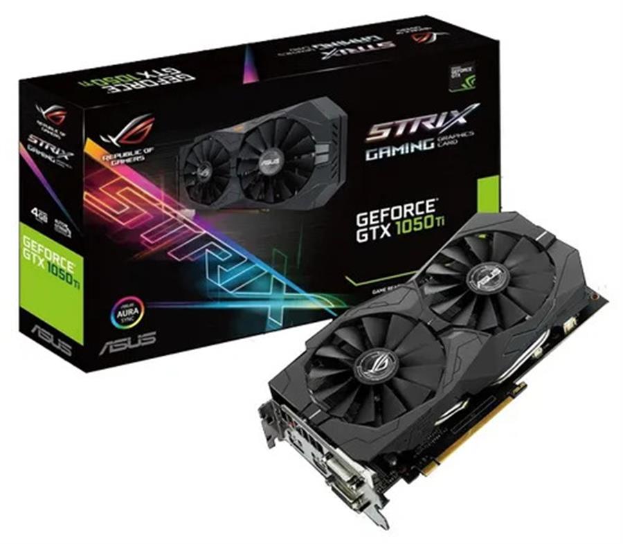 Placa de video GTX 1050Ti Asus ROG Strix 4 GB (OEM) - OUTLET