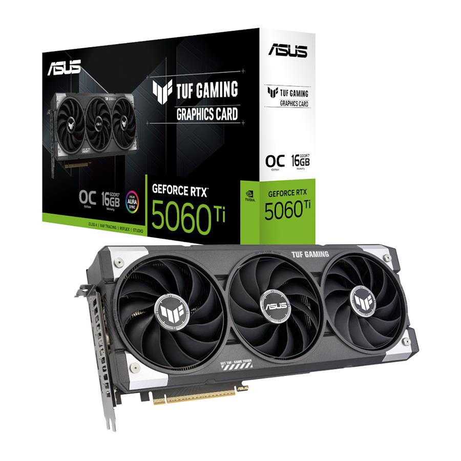 PLACA DE VIDEO RTX 5060TI OC 16GB ASUS TUF GAMING