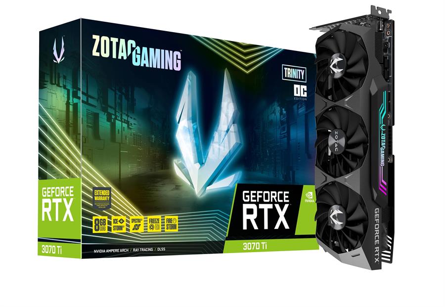 Placa de video RTX 3070Ti Zotac Trinity OC 8 GB (OEM) . OUTLET