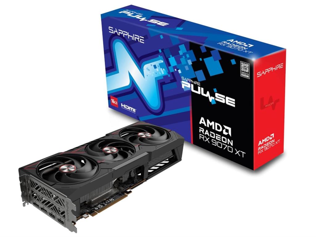 PLACA DE VIDEO RX 9070 XT SAPPHIRE PULSE RADEON 16GB