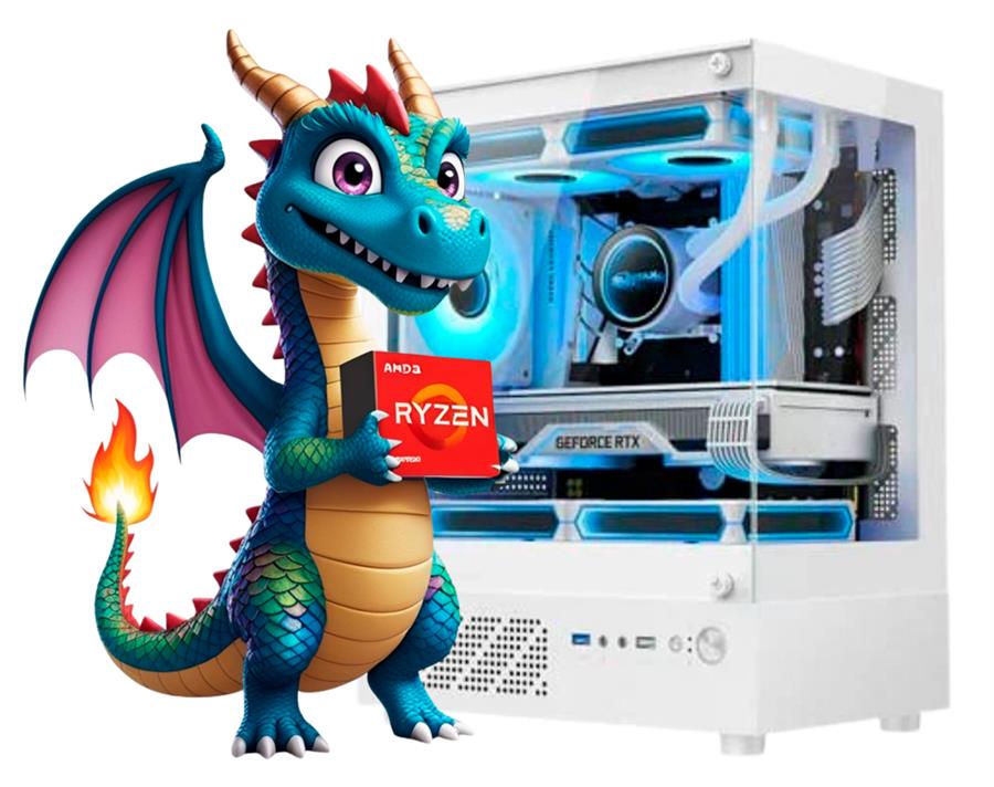 PC GAMER RYZEN 7 5700G, 16GB, SSD 480 GB, GABINETE GAMER, FUENTE 500W 80+