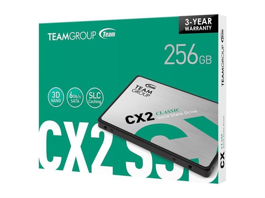 Disco SSD 256 GB Teamgroup CX2 - 3D NAND