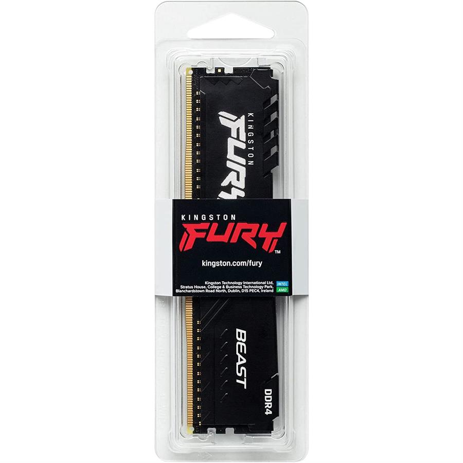 MEMORIA RAM 8 GB KINGSTON FURY BEAST - (KF432C16BB/8WP)