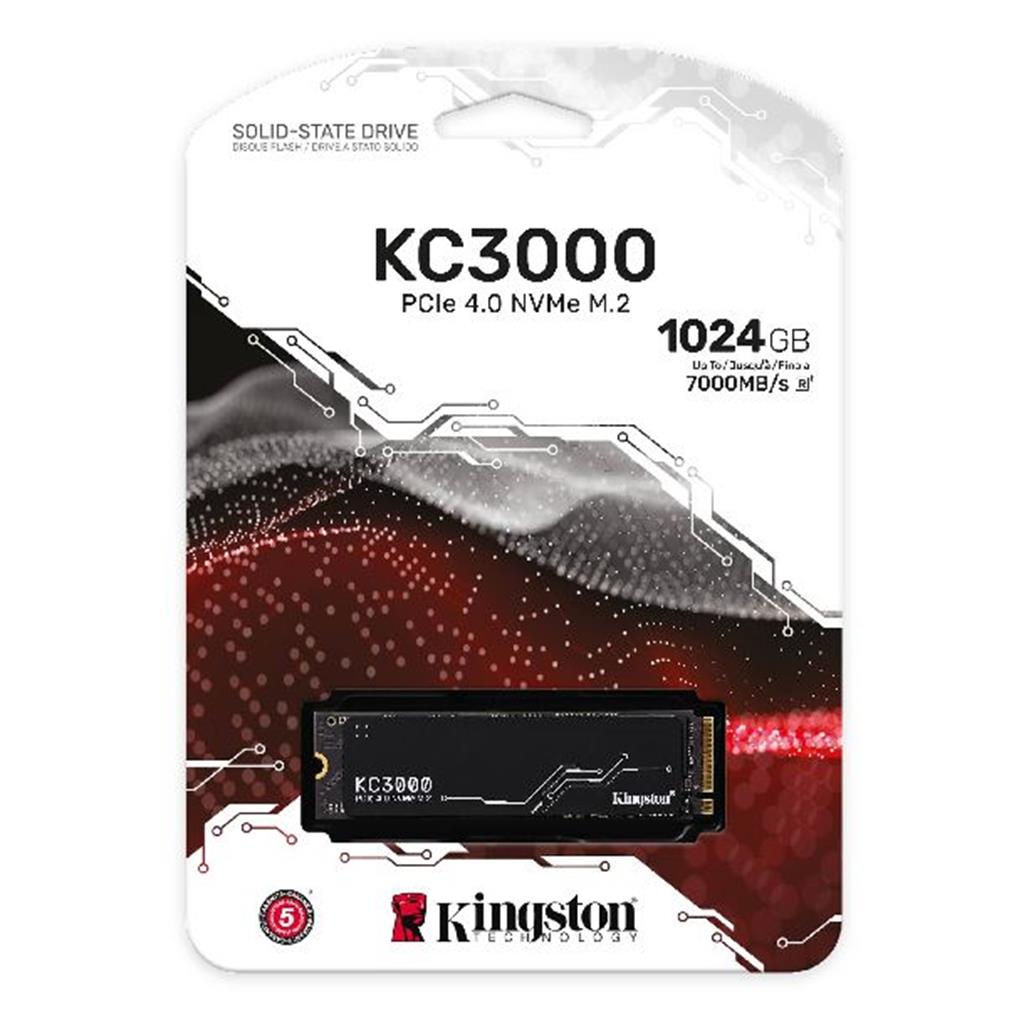 DISCO SSD 1TB KINGSTON KC3000 M.2 NVME PCIE 4.0 7000MB/S