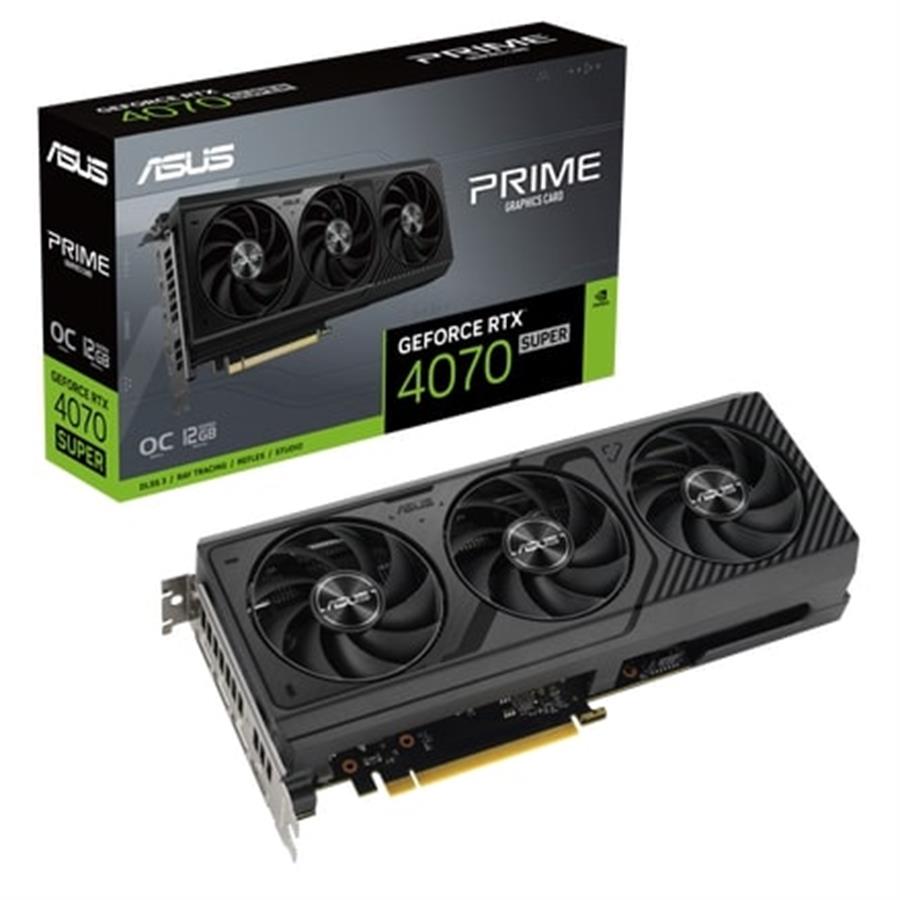 Placa de video RTX 4070 SUPER Asus Prime O12GB OC 12 GB