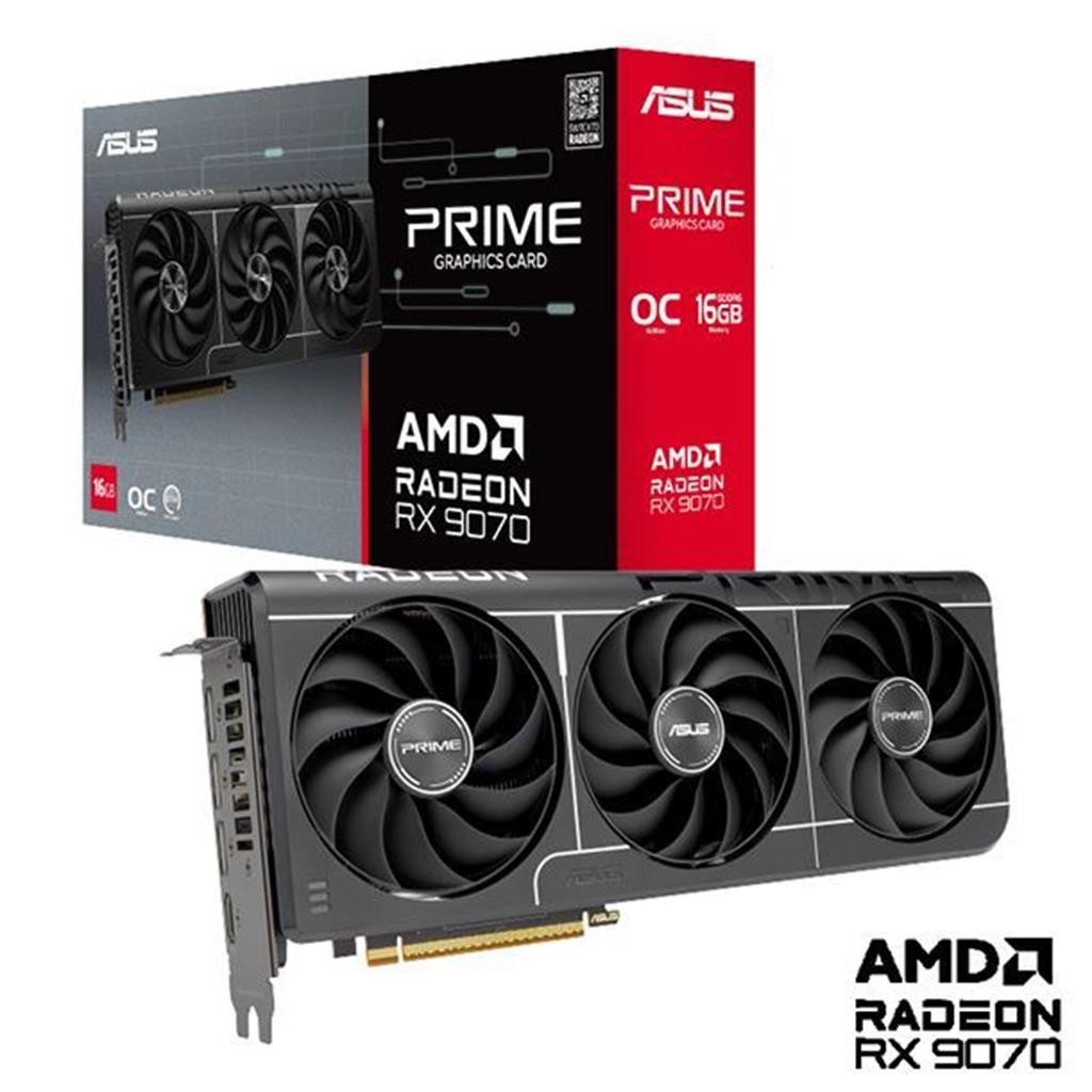 PLACA DE VIDEO RX 9070 ASUS PRIME GRE O12G EVO