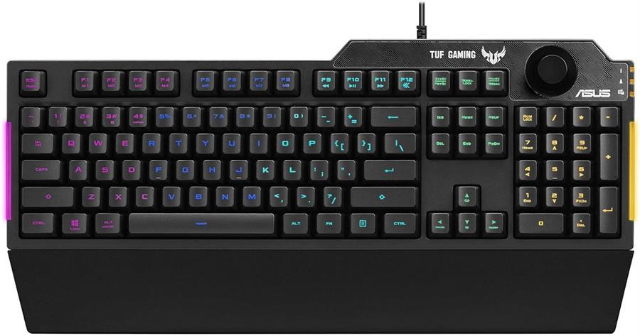 Teclado Gamer Asus TUF K1 USB RGB - Membrana (RA04)