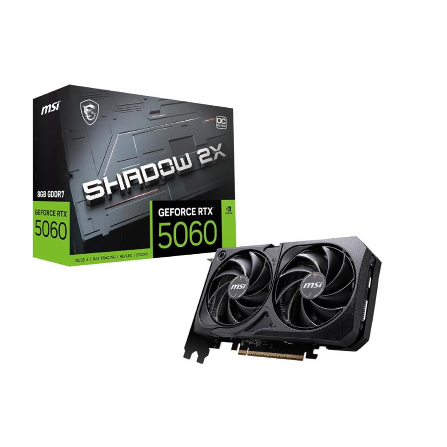 Placa de video RTX 5060 Ti 8 GB MSI SHADOW 2