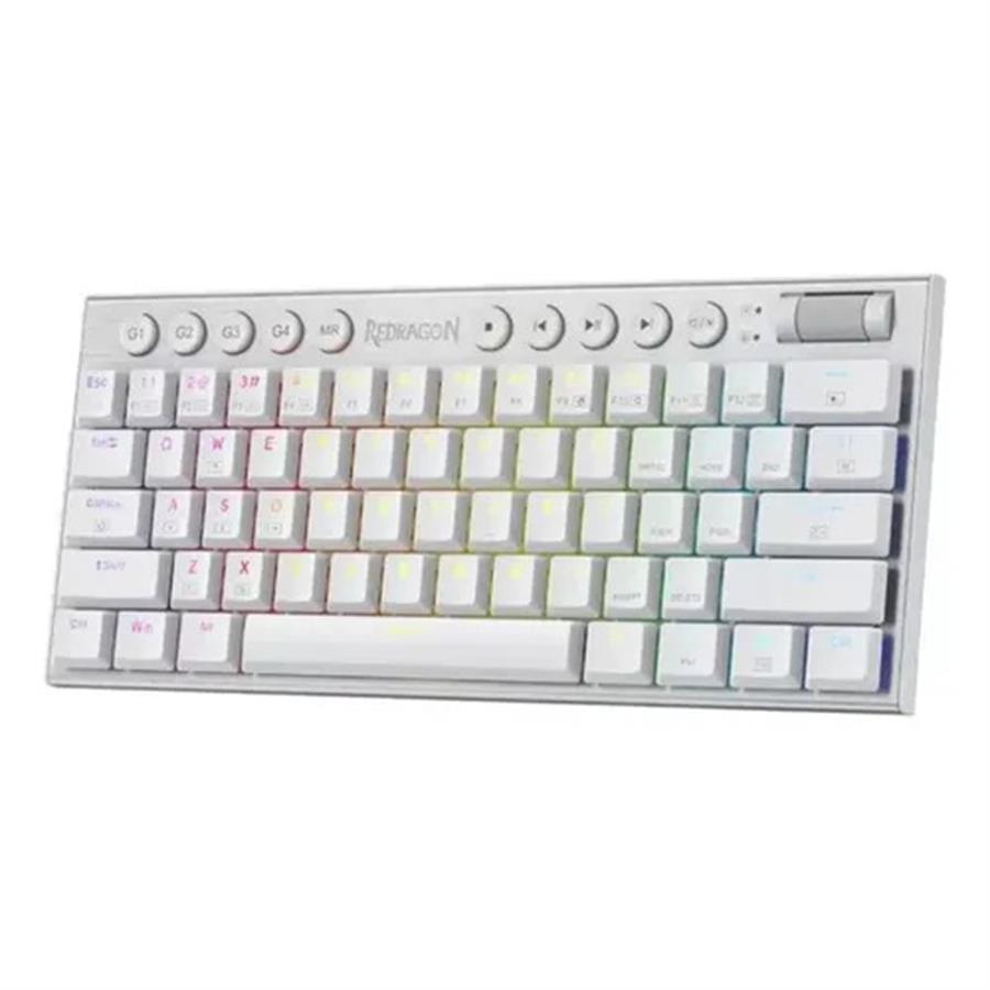 Teclado Mecánico Redragon Horus Mini K632 RGB 60% Red Blanco Ingles