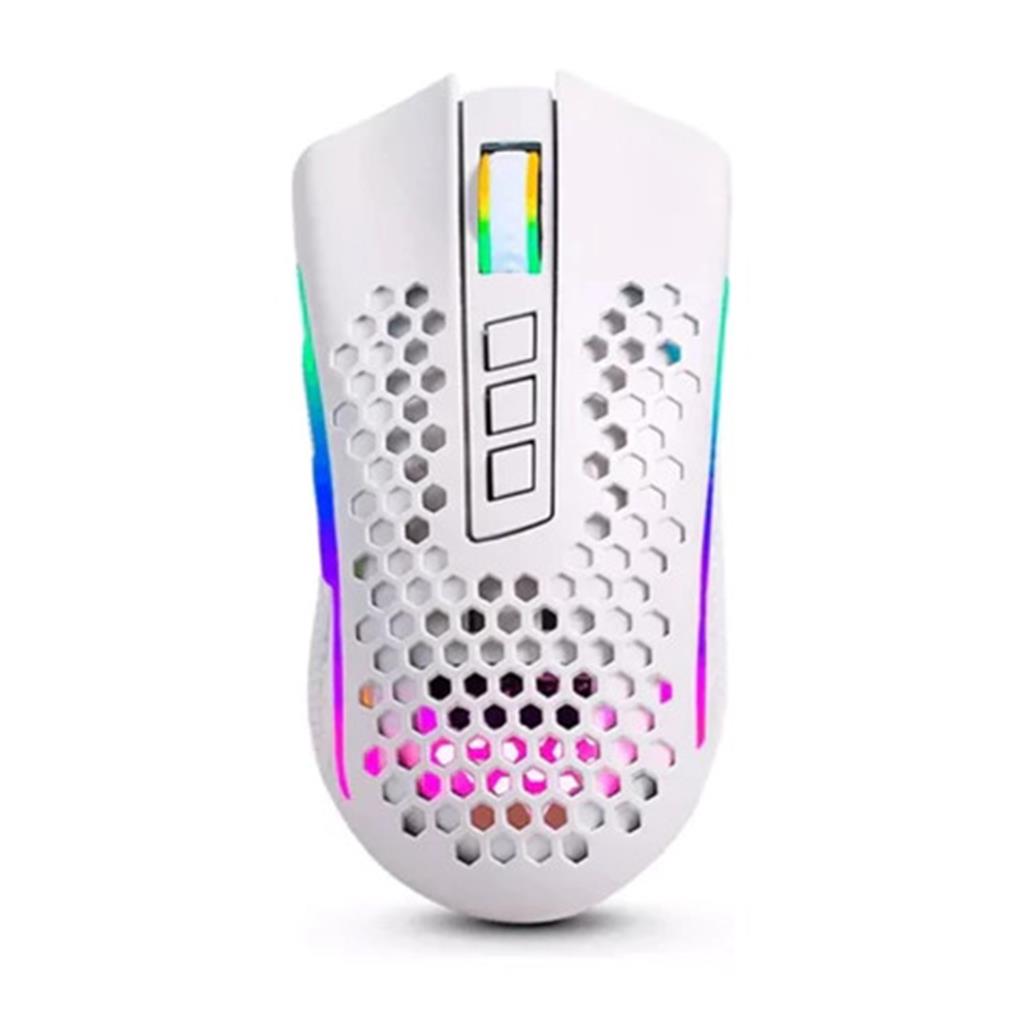 MOUSE REDRAGON STORM PRO WHITE M808W-KS WIRELESS PIXART PMW3335 16000 DPI
