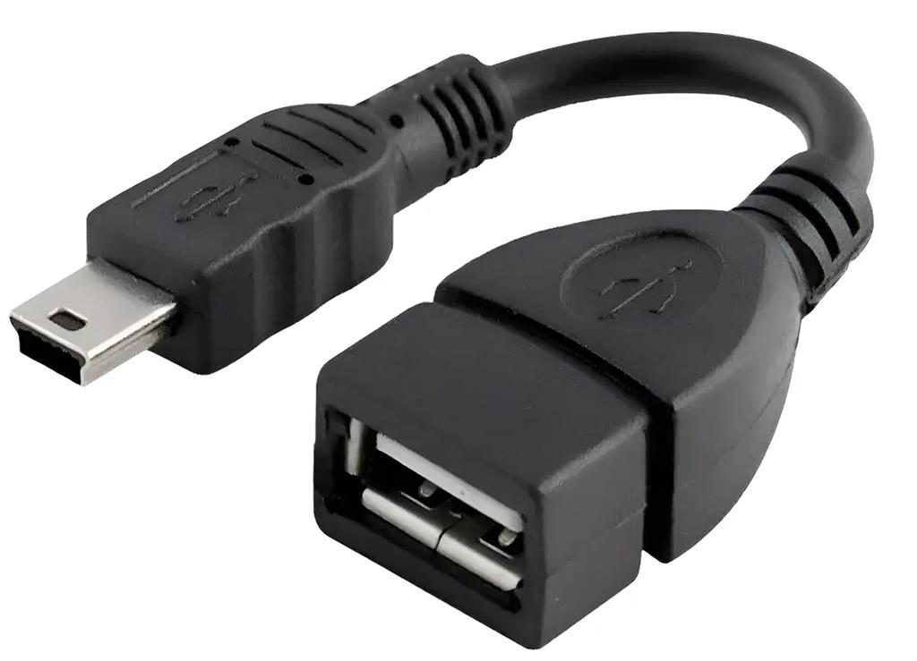 ADAPTADOR MINI USB 5 PINES A USB H OTG