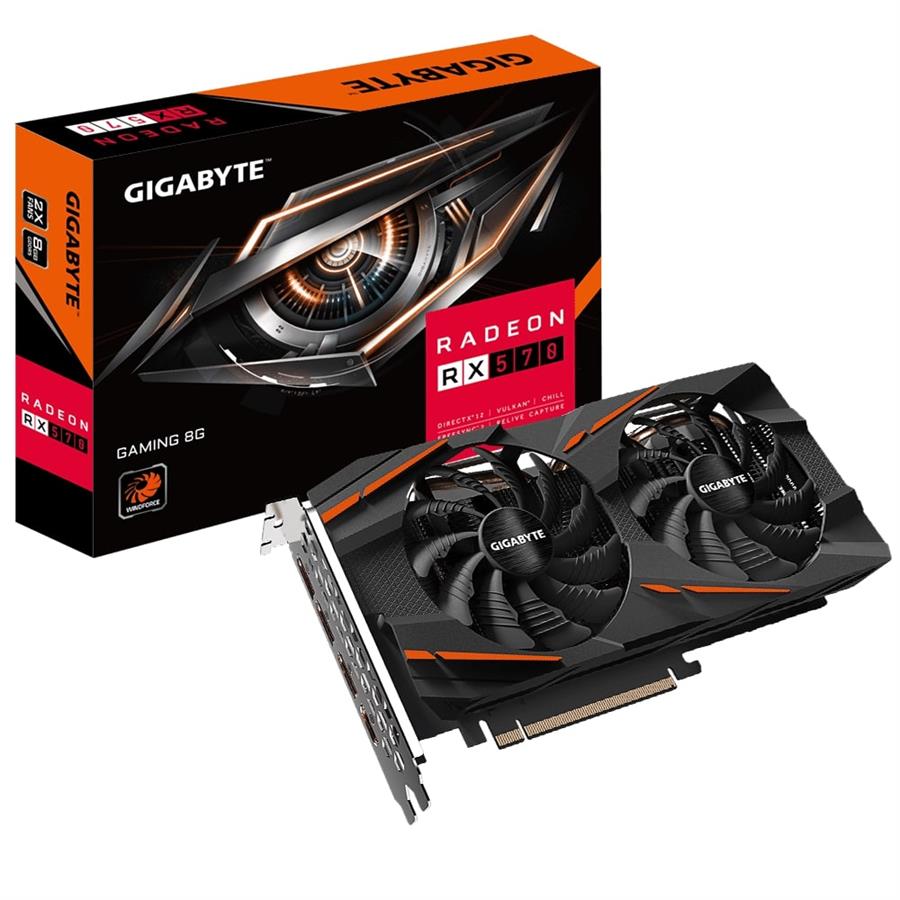 PLACA DE VIDEO RX 570 8 GB GIGABYTE GAMING OC (OEM) - OUTLET