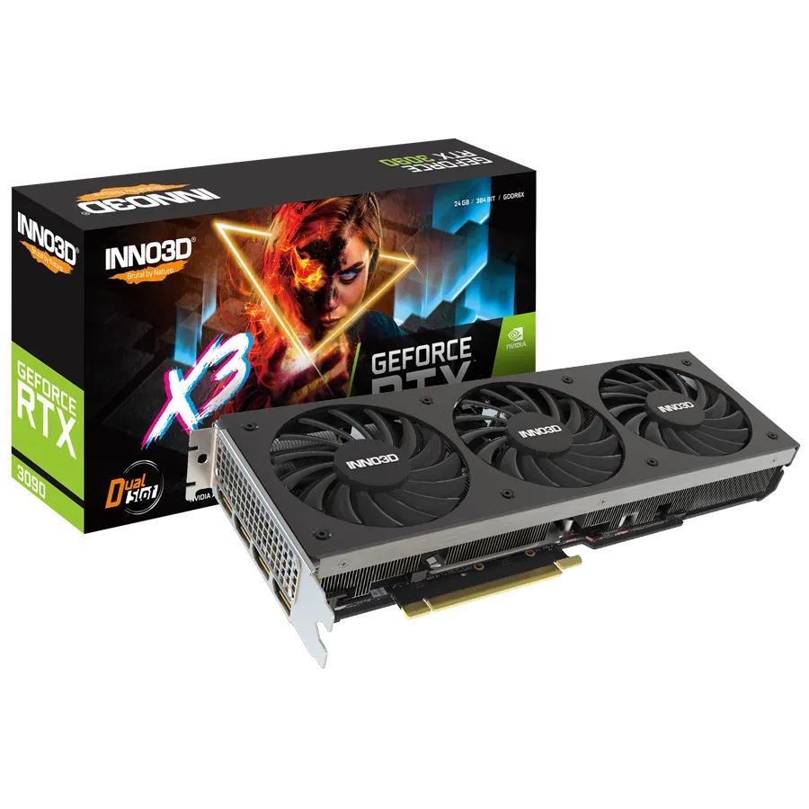 Placa de video RTX 3090 X3 24GB GDDR6X (OEM) - OUTLET
