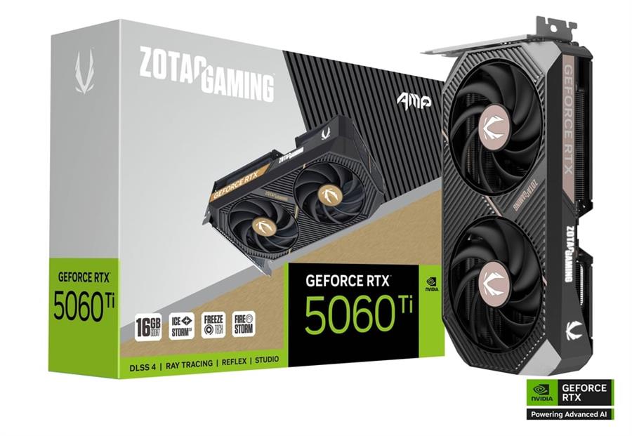 Placa de video RTX 5060 Zotac Gaming AMP 8 GB