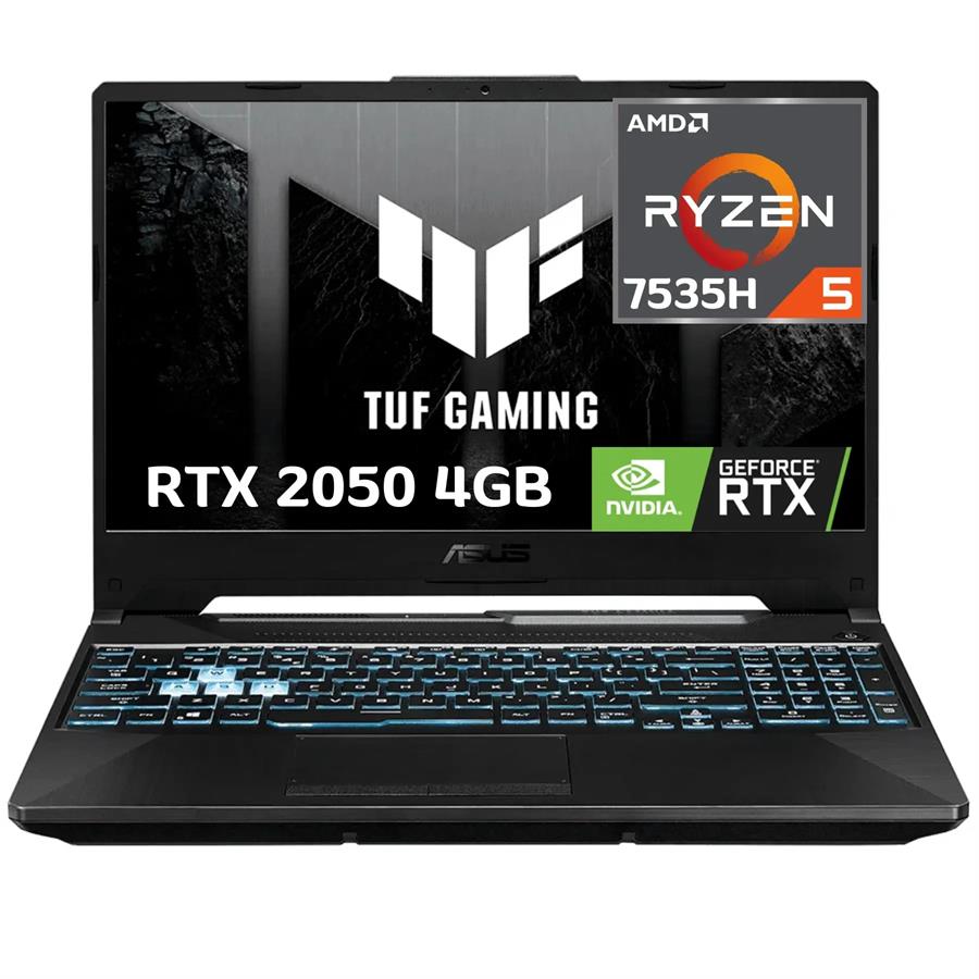 Notebook Asus TUF A15 R5 7535HS 16GB RTX2050 15,6" 512GB