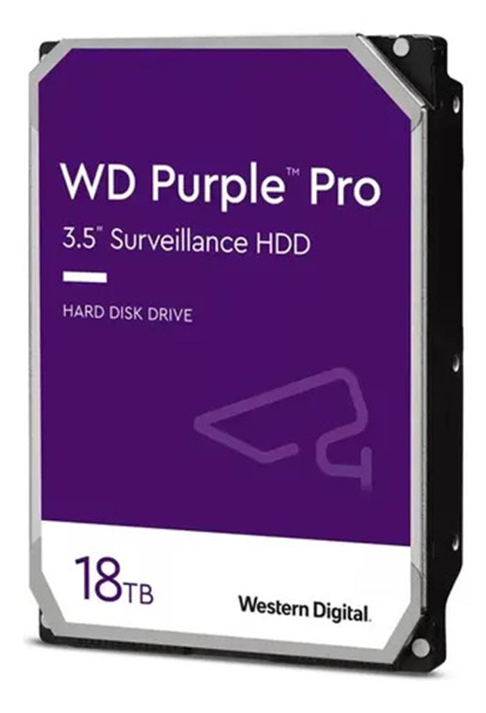 DISCO INTERNO 18TB HDD WESTERN DIGITAL PURPLE PRO 3.5" SATA 3.0 512MB 7200RPM