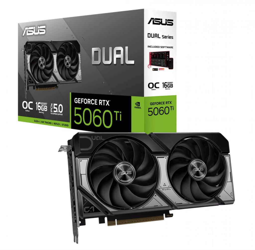 PLACA DE VIDEO RTX 5060TI ASUS DUAL 16GB EVO OC