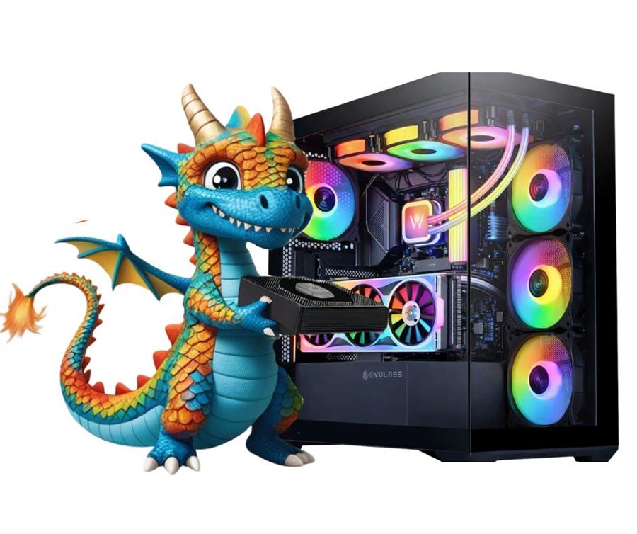 PC GAMER RTX 5060, RYZEN 9600, 16 GB DDR5, SSD 1 TB, FUENTE 650W