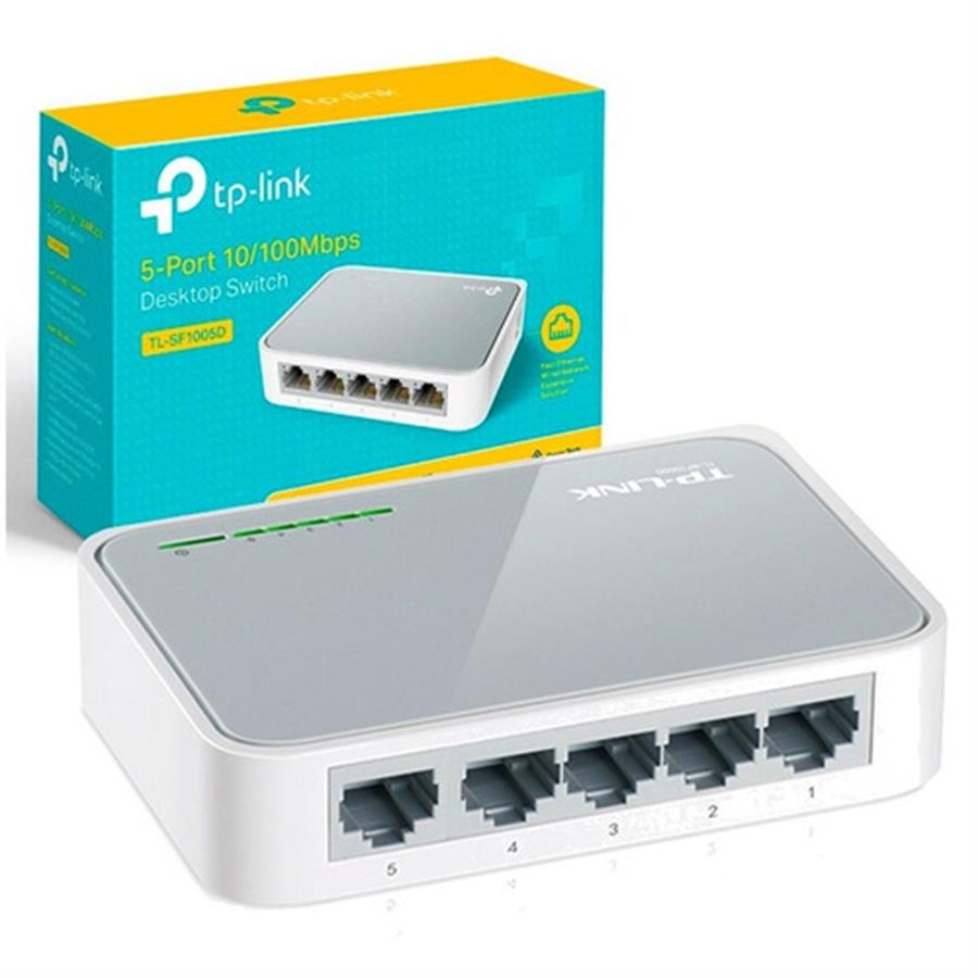 Switch HUB TP-LINK TL-SF1005D - 5 Bocas 10/100 De Escritorio