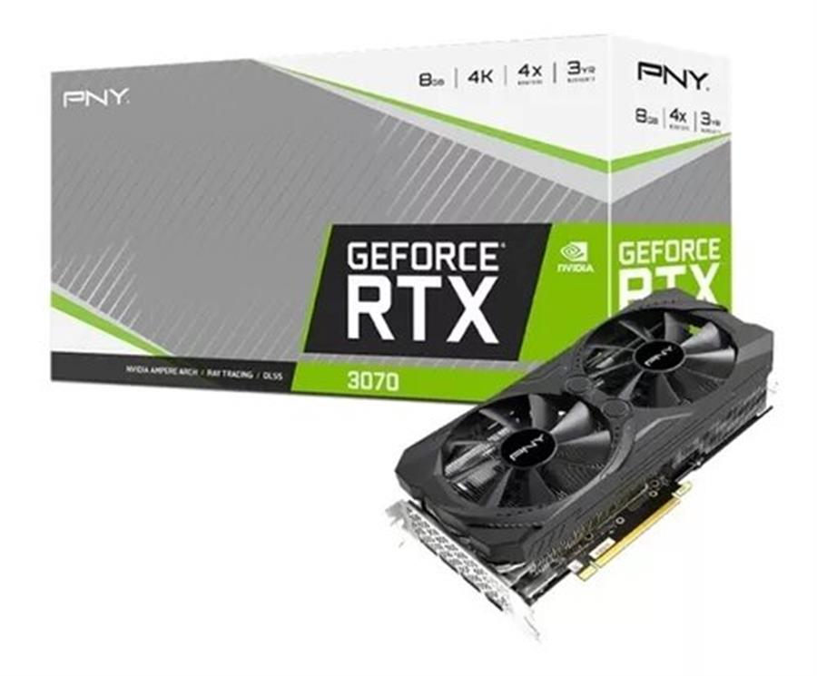 PLACA DE VIDEO RTX 3070 PNY UPRISING 8 GB (FULLBOX) - OUTLET
