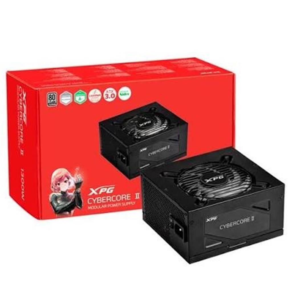 Fuente Gamer Adata XPG 1300W Cybercore II ATX 3.1 PLATINUM MODULAR (BLACK)