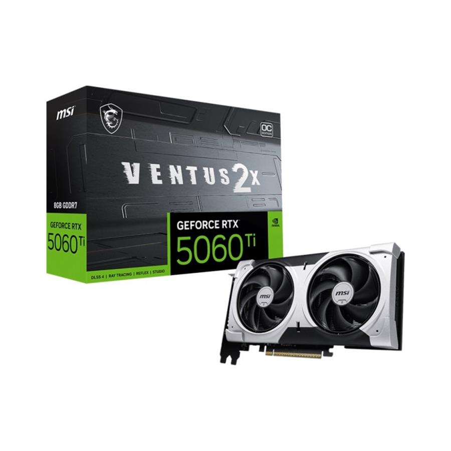Placa de video RTX 5060 Ti MSI 8G VENTUS 2X OC PLUS